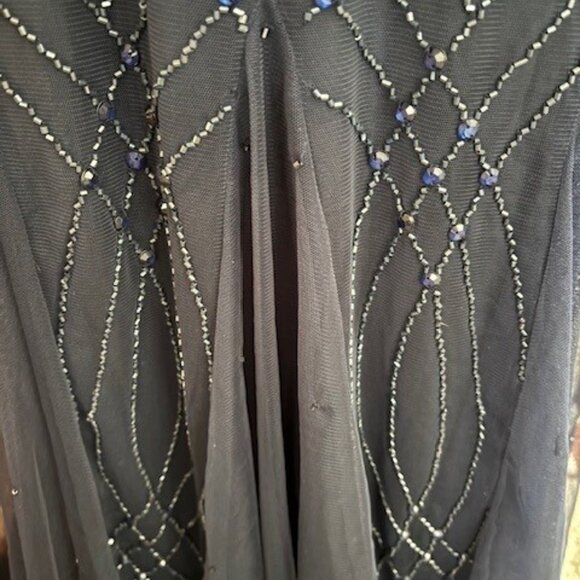 Pissaro Nights Sleeveless Beaded Gown - Picture 9 of 11